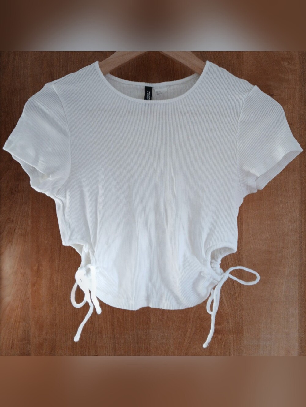 H&M Ribbed Cut-Out Top